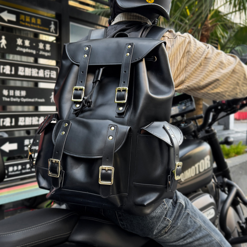 Luxury Zipper Bags - Novidades: Mochila de Couro Luxuosa para