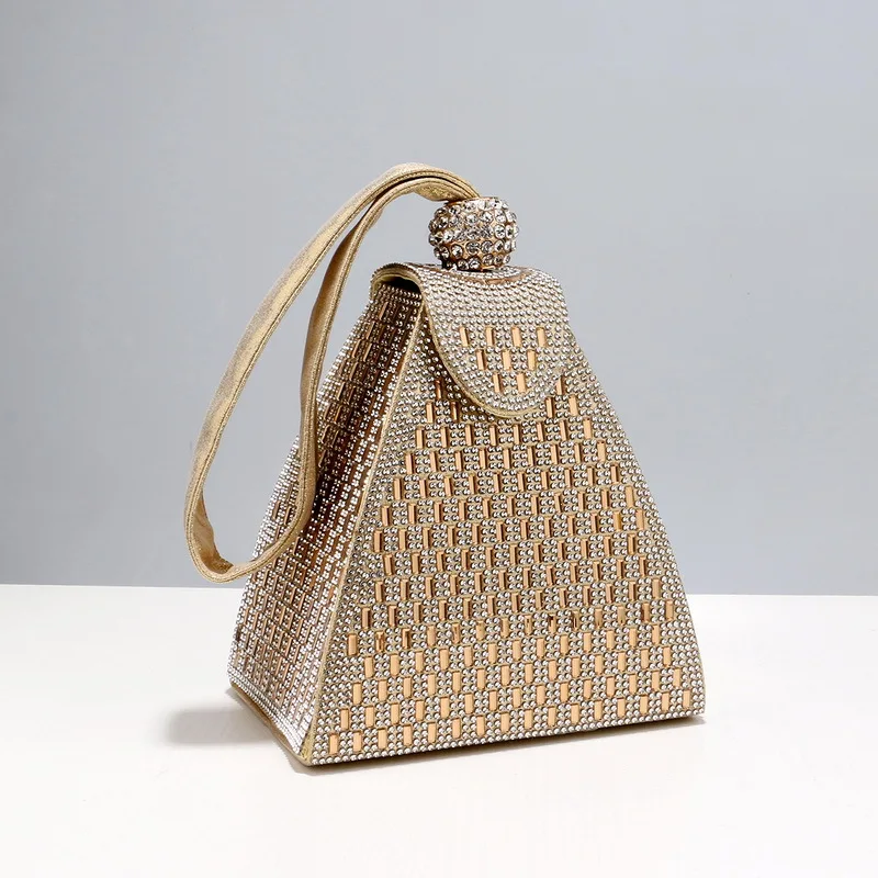 Luxury Bags Brand Pyramid - Strass sacos de noite de luxo
