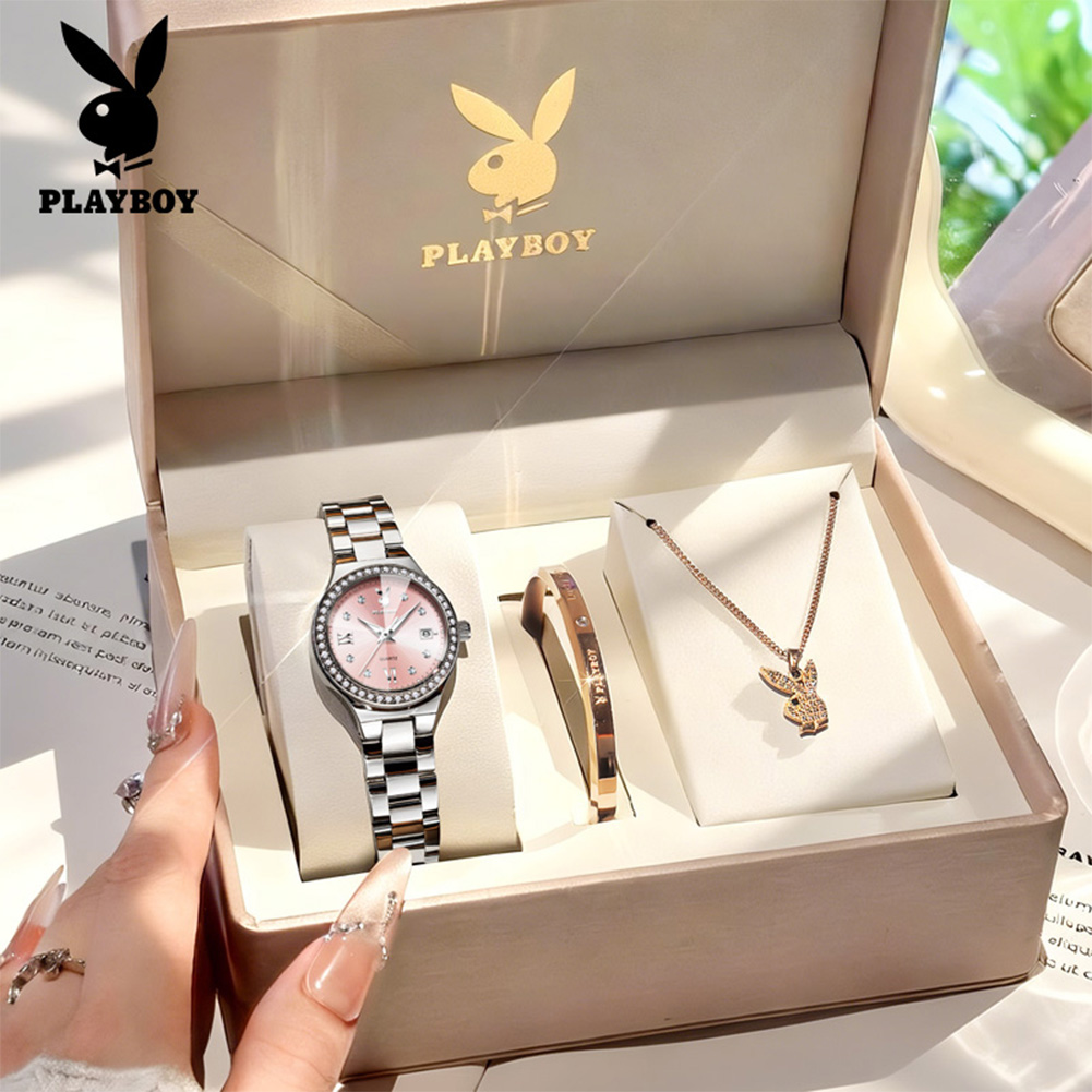 Luxury Bags Brands List - PLAYBOY 3129 Relógio original autêntico da