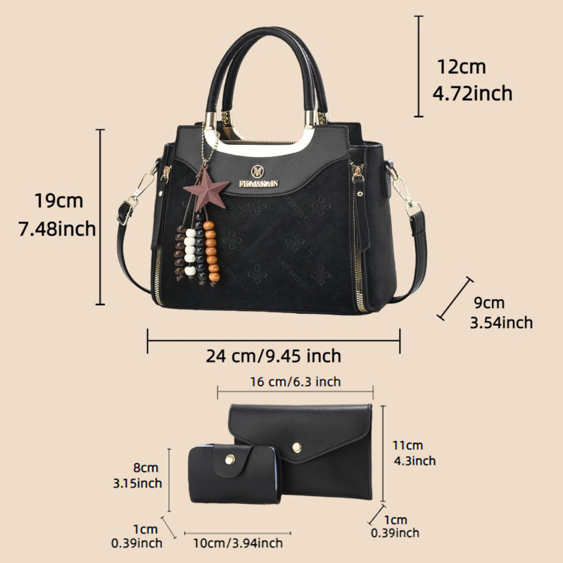 Bolsa feminina elegante, cor s - Luxury Zipper Bags avaliação e preço
