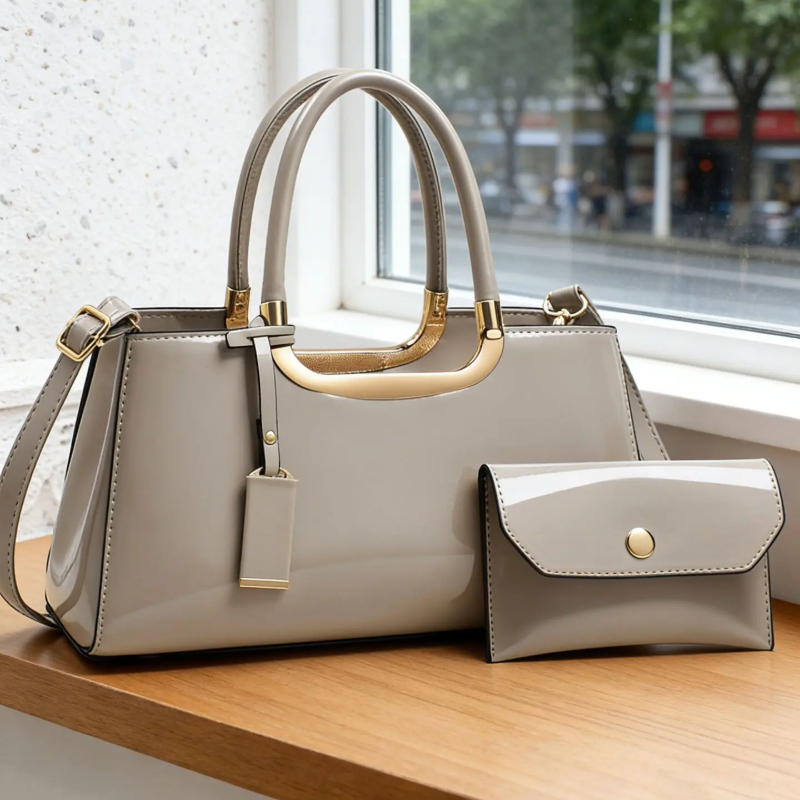 Conjunto de Bolsas Femininas,  - Luxury Zipper Bags avaliação e preço