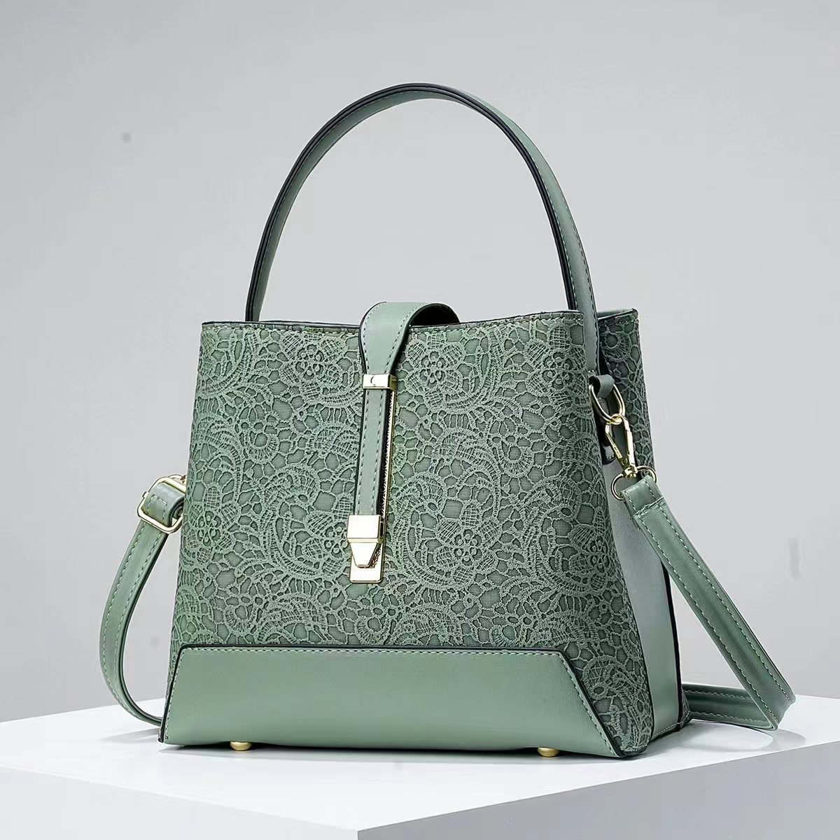 Novo luxo sacola de couro eleg - Luxury Bags Office avaliação e preço