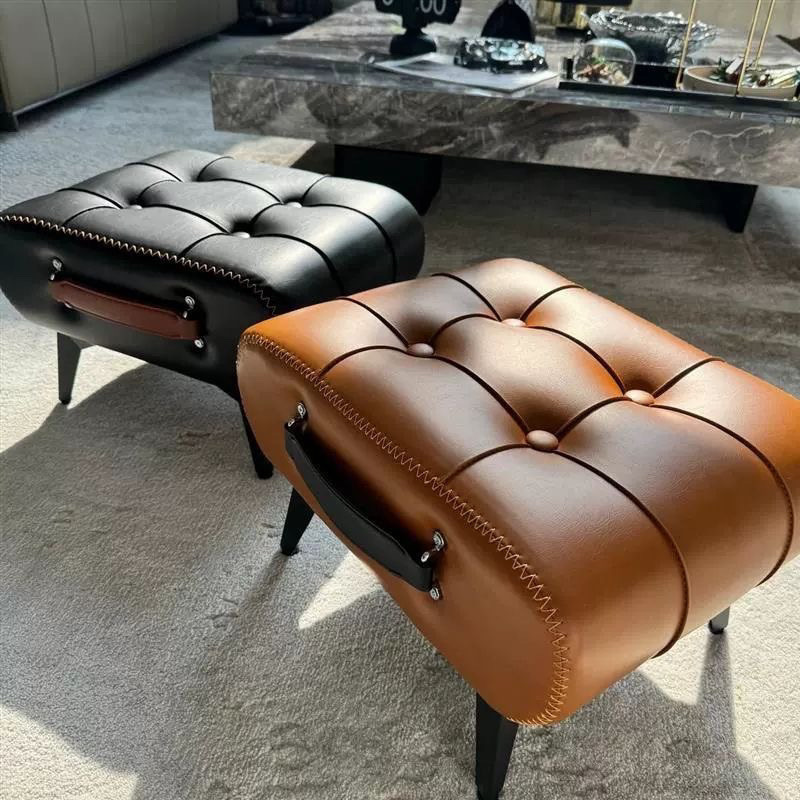 Pequeno banco de couro encerad - Luxury Bags Entry avaliação e preço