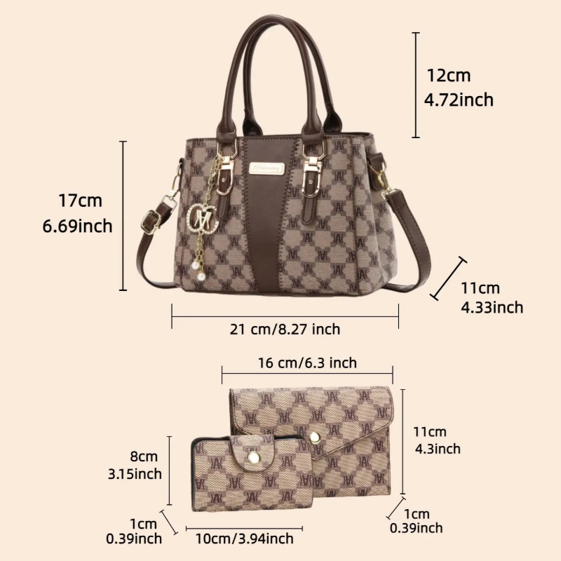 Bolsa de luxo leve com estampa - Luxury Zipper Bags avaliação e preço
