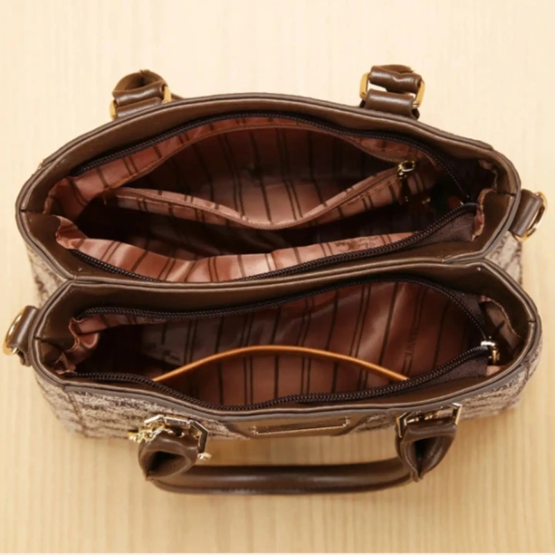 Bolsa de luxo leve com estampa - Luxury Zipper Bags avaliação e preço