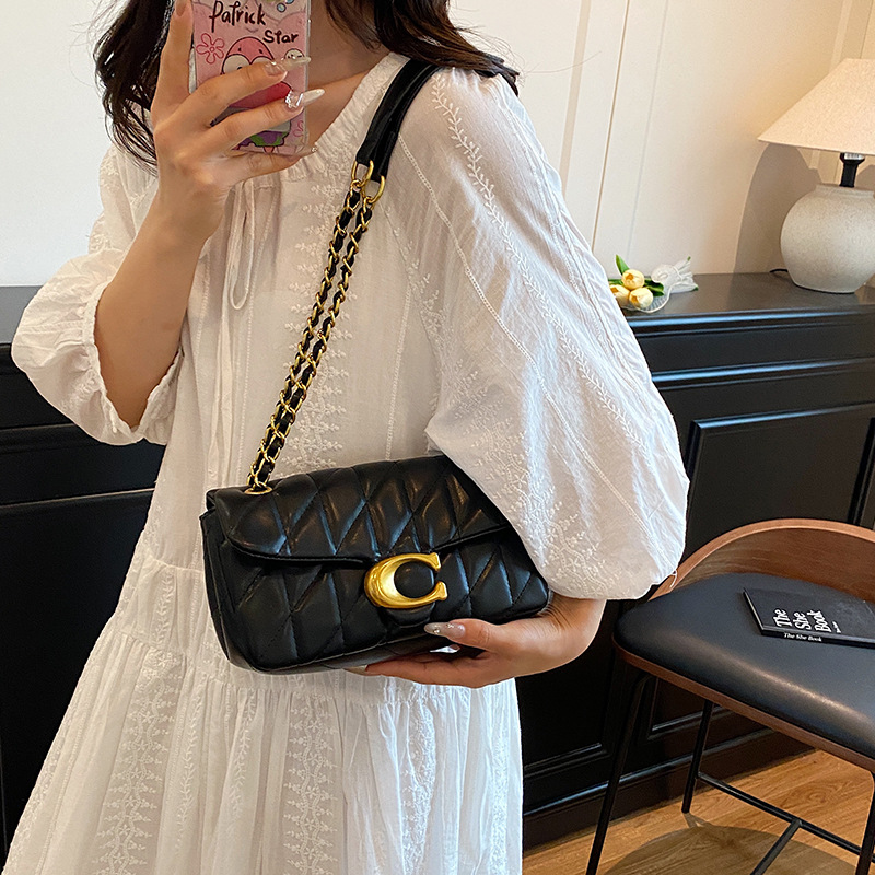 Bolsa de Ombro de Couro Matela - Luxury Bags Gold avaliação e preço