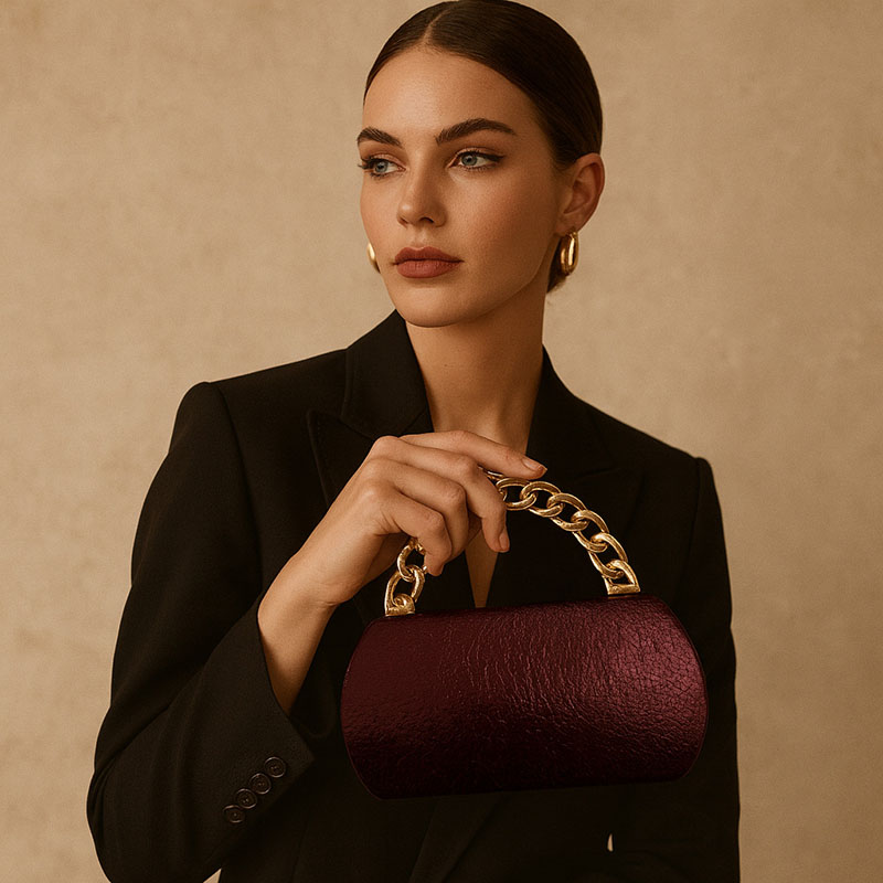 Luxo ouro metal fivela caixa e - Luxury Bags Gold avaliação e preço