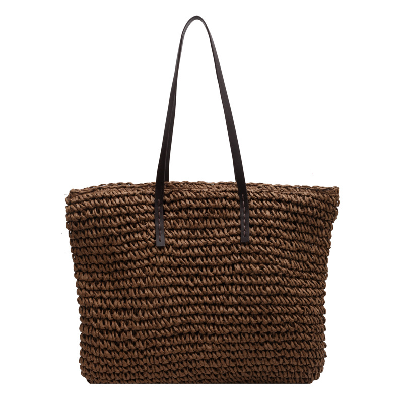 Palha tecido tote sacos casual - Luxury Bags For Summer avaliação e preço