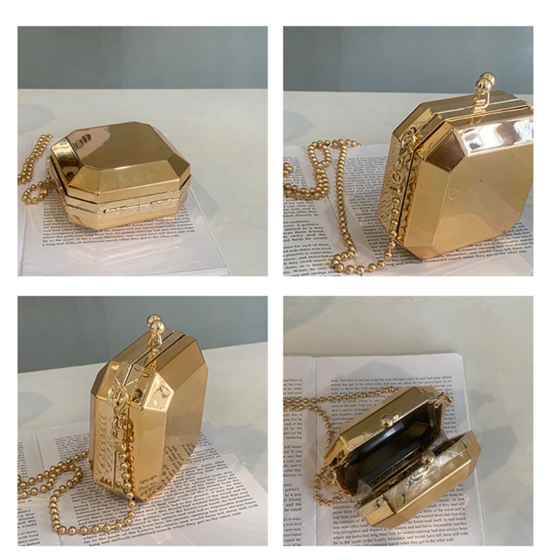 Mini luxo festa de ouro noite  - Luxury Bags Gold avaliação e preço