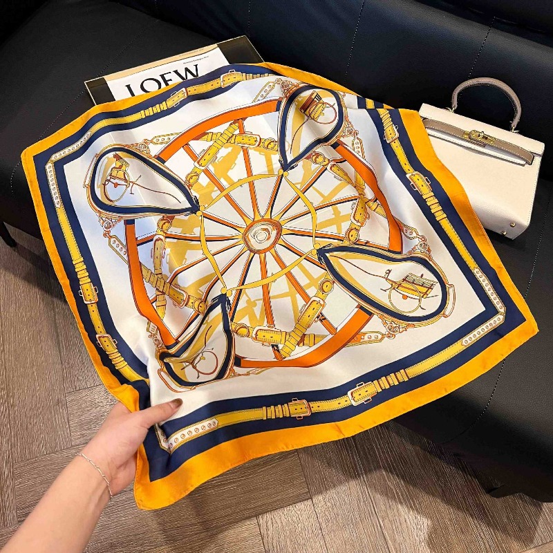 Lenço Quadrado de Seda Fino co - Luxury Bags Quality avaliação e preço