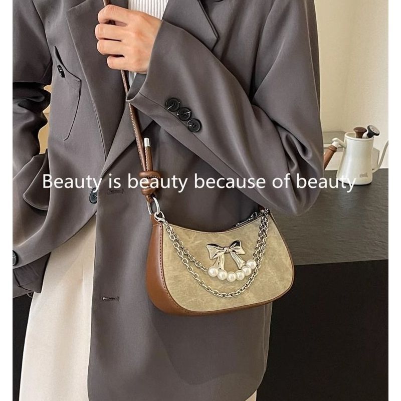 Bolsa de Ombro Leve com Laço d - Luxury Bags To Sell avaliação e preço