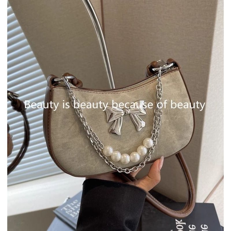 Bolsa de Ombro Leve com Laço d - Luxury Bags To Sell avaliação e preço