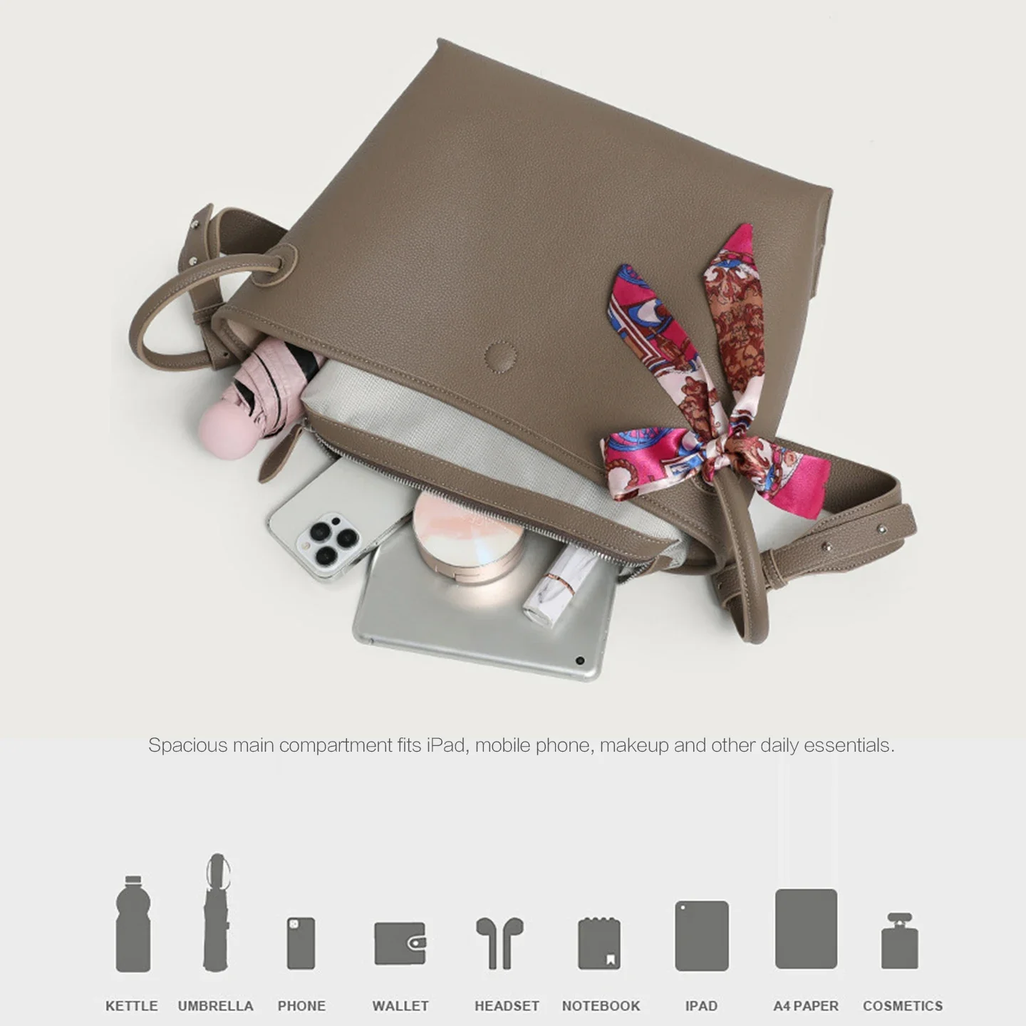 Bolsa Tote Feminina de Luxo Le - Luxury Zipper Bags avaliação e preço