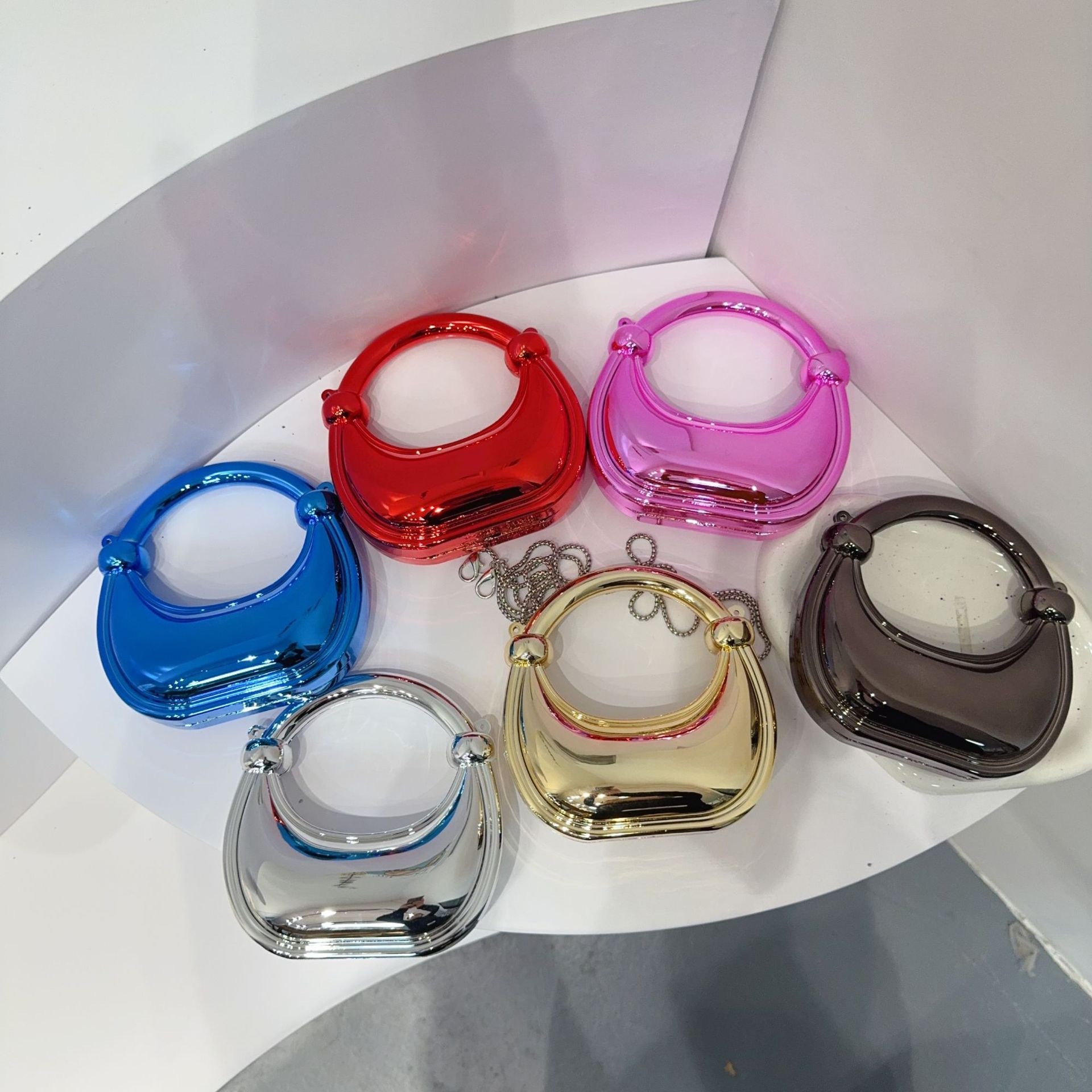 Mini bolsa de noite dourada, b - Luxury Bags Quality avaliação e preço