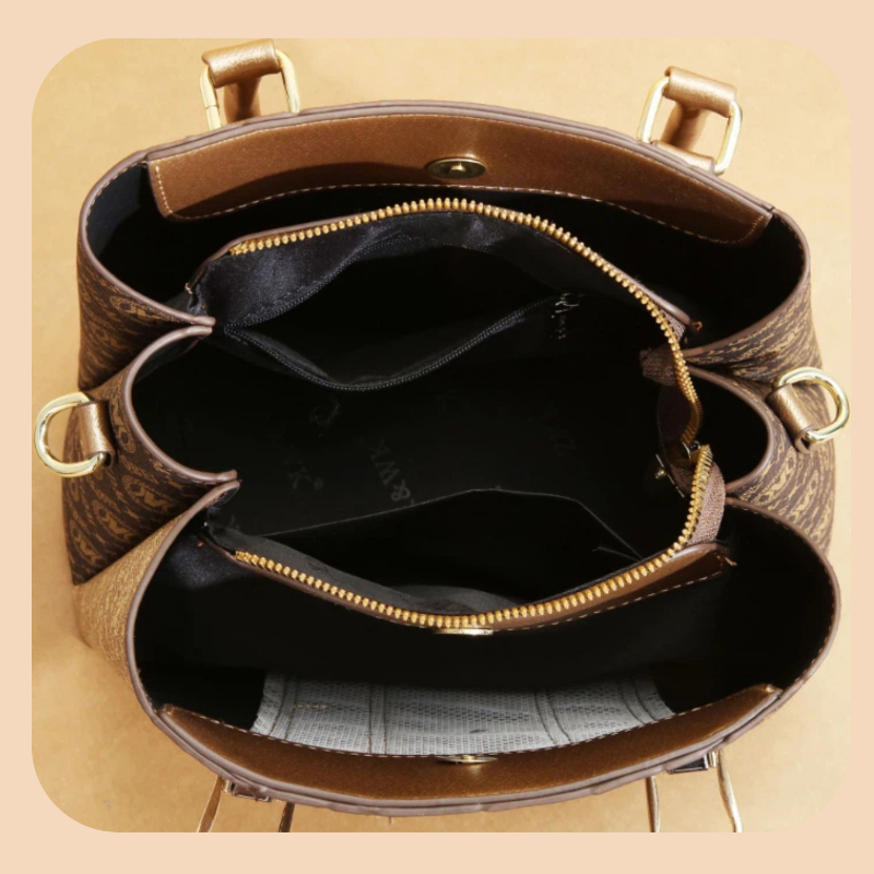 Conjunto de 3 peças de bolsas  - Luxury Zipper Bags avaliação e preço