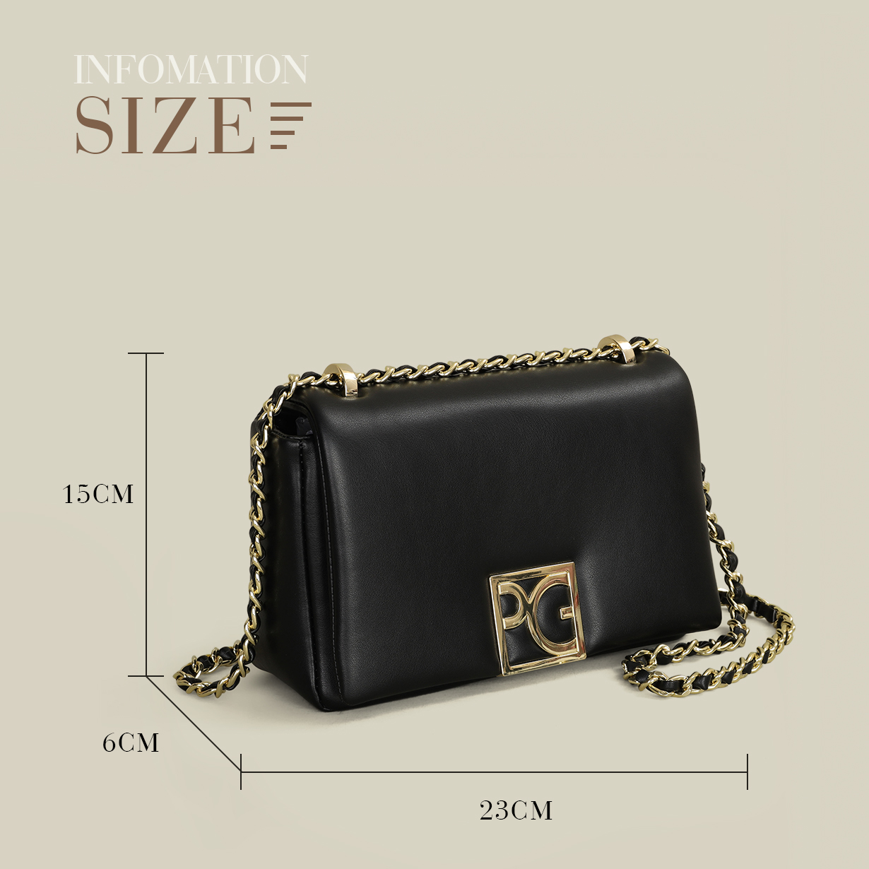 Bolsa Feminina PG de Luxo Casu - Luxury Bags Office avaliação e preço
